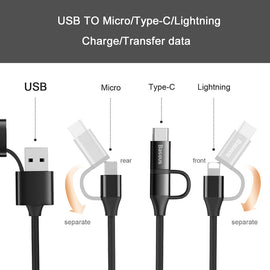 Multi functional Smartphone USB Cable